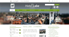 Desktop Screenshot of hotel-labe.cz
