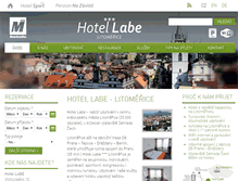 Tablet Screenshot of hotel-labe.cz